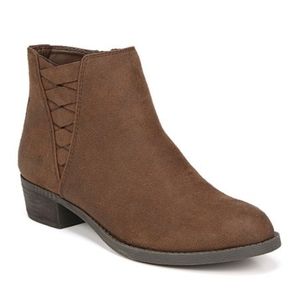 Carlos brown suede look booties sz 9.5 NWt